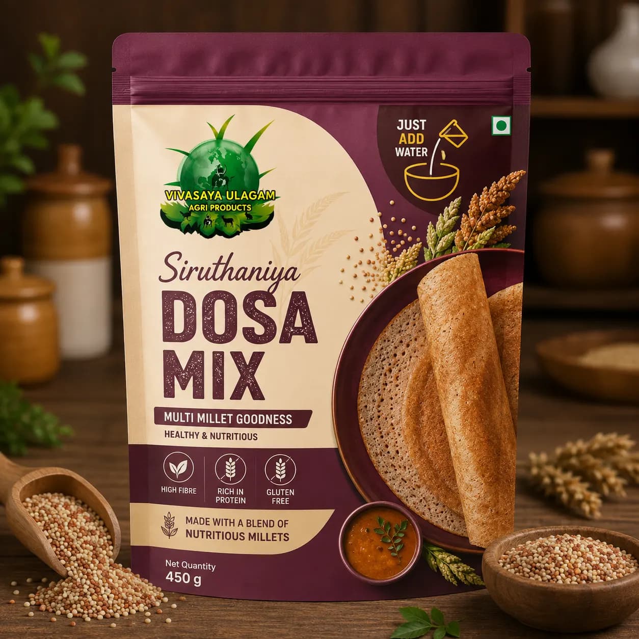 Siruthaniya Dosa Mix