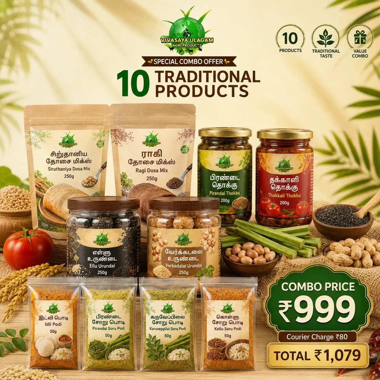 September month Traditional Food Combo – 10 Products Special Offer
