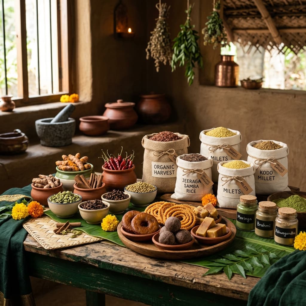 Vivasaya Ulagam South Indian Traditional Food